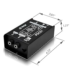 Pyle Premium Direct Injection Audio Box - 2.36" x
