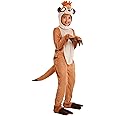 Meerkat Kids Costume - Plush Jumpsuit, Headpiece, Mitts, Shoe Covers.