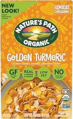 Nature's Path Organic Golden Turmeric Cereal, 10.6 oz (Pack of 1) | Gluten-Free Golden Crunch: Turmeric, ginger, cinnamon and