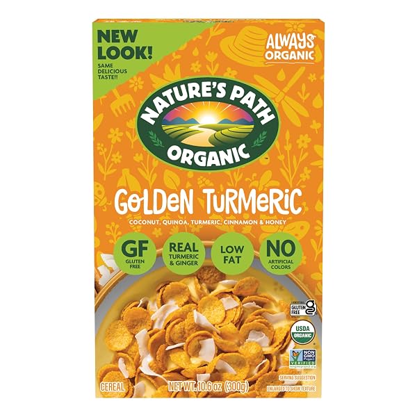 NATURES PATH, CEREAL GOLDEN TURMERIC, 10.6 OUNCE