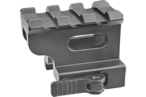 Lion Gears BridgeMount® Tactical Picatinny .5", .75" and 1" Risers, 1.45" Long with 3 Slots, Robust and Light-Weighted Design with Steel-to-Steel Connection