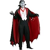 Plus Size The Munsters Grandpa Munster Costume for Men with Jacket, Vest, Pants, Medallion, Wig and Eyebrows