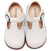 DADAWEN Girl's Classic Mary Jane School Uniform Shoes Flat Dress Shoes