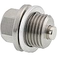 Votex - Made in USA - M16 X 1.5 MM Magnetic Engine Oil Drain Plug fits Mini, Subaru, Toyota - Stainless Steel - Part Number D