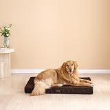 EHEYCIGA Orthopedic Dog Bed Large 91x68x9cm Brown with Washable Cover view 7