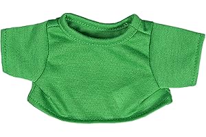 STUFFEMS TOY SHOP Green T-Shirt Fits Most 8"-10" Webkinz, Shining Star and 8"-10" Make Your Own Stuffed Animals and Build-A-Bear