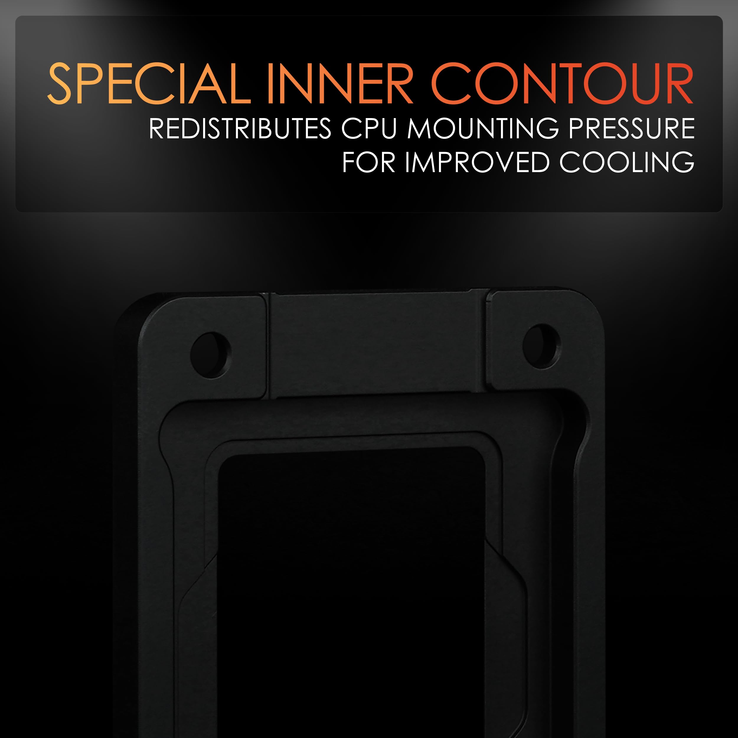 Thermal Grizzly - CPU Contact Frame Intel 13th & 14th Generation - for Optimized CPU Contact Pressure to Improve The Cooling Performance - Easy Install