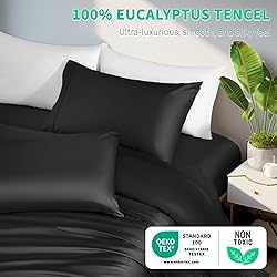Shilucheng Tencel Sheets 4 Piece, 100% Eucalyptus