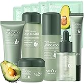 Avocado Skin Care Set, 11-In-1 Skincare Gift Set With Facial Cleanser, Face Serum, Face Cream, Eye Cream, Toner, moisturizing lotion& Facial mask. Skin Care Kit For Women Men