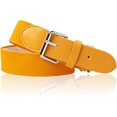 Stelle Baseball Softball Belt Elastic Adjustable Girls Boys Youth Adults | Secure Metal Buckle, Comfortable Stretch Fit, Fastpitch, Tee Ball, Uniform, Practice, Game Day, Durable, Women, Men