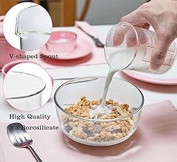 Ackers High Borosilicate Glass Measuring Cup Set