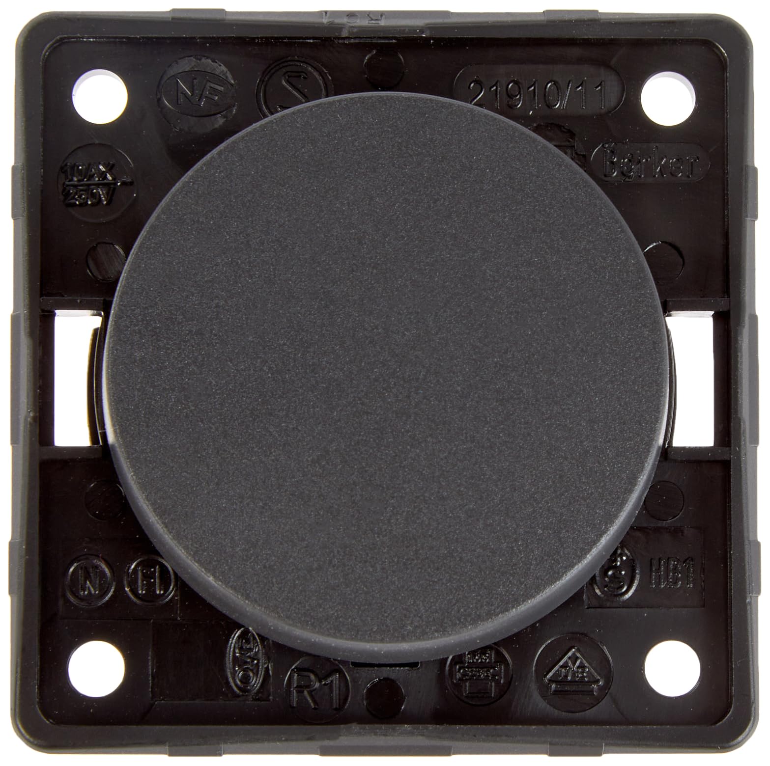 Berker Integro Flow 936512505 Off Switch Anthracite Matte Loose