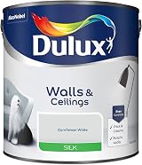 Dulux Silk Emulsion Paint For Walls And Ceilings Cornflower White 2.5 Litres view 2