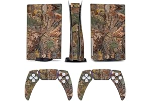 AoHanan Hunting Camo 5 Skin Controller Accessories Cover Skins Anime Vinyl Cover Sticker Full Set for 5 Disc Edition