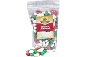 SOHNREY FAMILY FOODS Holiday Mix Jordan Almonds - Premium Christmas Party Candy (24 oz)