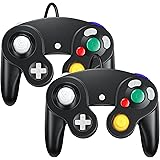 Cipon Controller Classic Gamepad Compatible with Nintendo Gamecube & Wii - 2 Pack | Black
