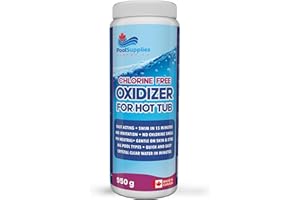 Hot Tub Shock Oxidizer Non-Chlorine Shock - 950g Granular Fast-Acting Spa Shock - Eliminates Waste & Restores Water Clarity -