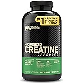 Optimum Nutrition Micronized Creatine Monohydrate Capsules, Keto Friendly, 2500mg, 300 Capsules (Packaging May Vary)