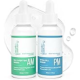 Scalp Delivery AM/PM Hair Growth Serum for Men & Women | Stem Cells + Multi-Peptide Serum | GHK-Cu Peptide + Redensyl + Capixyl + Procapil | Hair Regrowth Treatment | DHT Blocker | 2 x 30 mL
