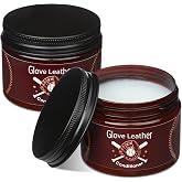 Maasechs 2 Pack Baseball Glove Leather Conditioner, 4.7 oz Mink Oil Cream | for Baseball Mitts, Softball Gear, Athletic Equipment, Softens and Conditions, Prevents Cracking, Maintains Suppleness