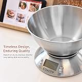 Etekcity Electronic Kitchen Scale with Stainless Steel Bowl 5kg 11lb view 7