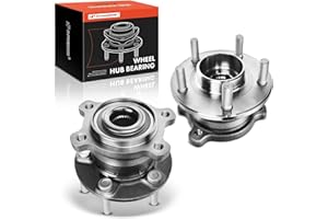A-Premium 2 x Rear Wheel Bearing and Hub Assembly with 5-Lug Compatible with Ford Escape 2013-2019 & Lincoln MKC 2015-2019, A