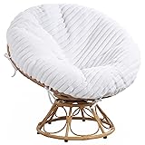 HOMBYS Fluffy Shaggy Cover for Papasan Chair