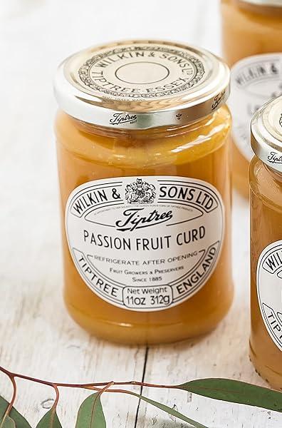 TIPTREE PASSION FRUIT CURD, 11 OUNCE JAR