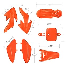 JIAXIMAN CRF50 Plastics Kit Pit Bike Parts Fairings