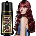 Fvquhvo Hair Dye Shampoo 3 in 1, Natural Hair Color Shampoo for Men & Women, Champu Para Canas