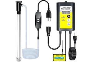 JUPSDDTH 2000W Pool Heater For Outdoor Small Above &Inground Ground Swimming/Inflatable/Baptistry/Baptismal Pools, 120V Submersible Bathtub Liquid Portable Immersion Water Heaters