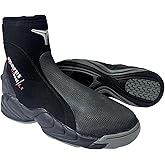 Mares Adult Trilastic 6.5mm Neoprene Scuba Diving Boots for Men & Women - Reinforced Toe & Heel, Rubber Sole & Side Zip