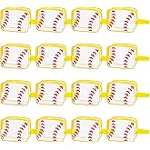 16PCS Softball Cosmetic Bag - Softball Gift Accessories Bags Goodie Snack Makeup Bag,Waterproof Softball Clear PVC Travel Bag,Toiletry Zipper Pouch Organizer,Softball Team Gifts for Girls Team Player