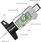 Preciva Tyre Tread Depth Gauge 0-25.4mm Digital Large LCD UK view 5