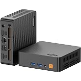 C5 Mini PC 11 Pro, Ryzen 5 3500U, 8GB DDR4 256GB NVMe SSD, Triple 4K Display Mini Computer, Dual HDMI &amp; Full Function USB-C, Small Desktop PC with WiFi, Bluetooth, Gigabit Ethernet for Home Office