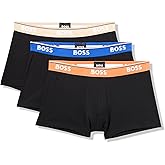 BOSS mens 3-pack Multi Color Bold Logo Trunks