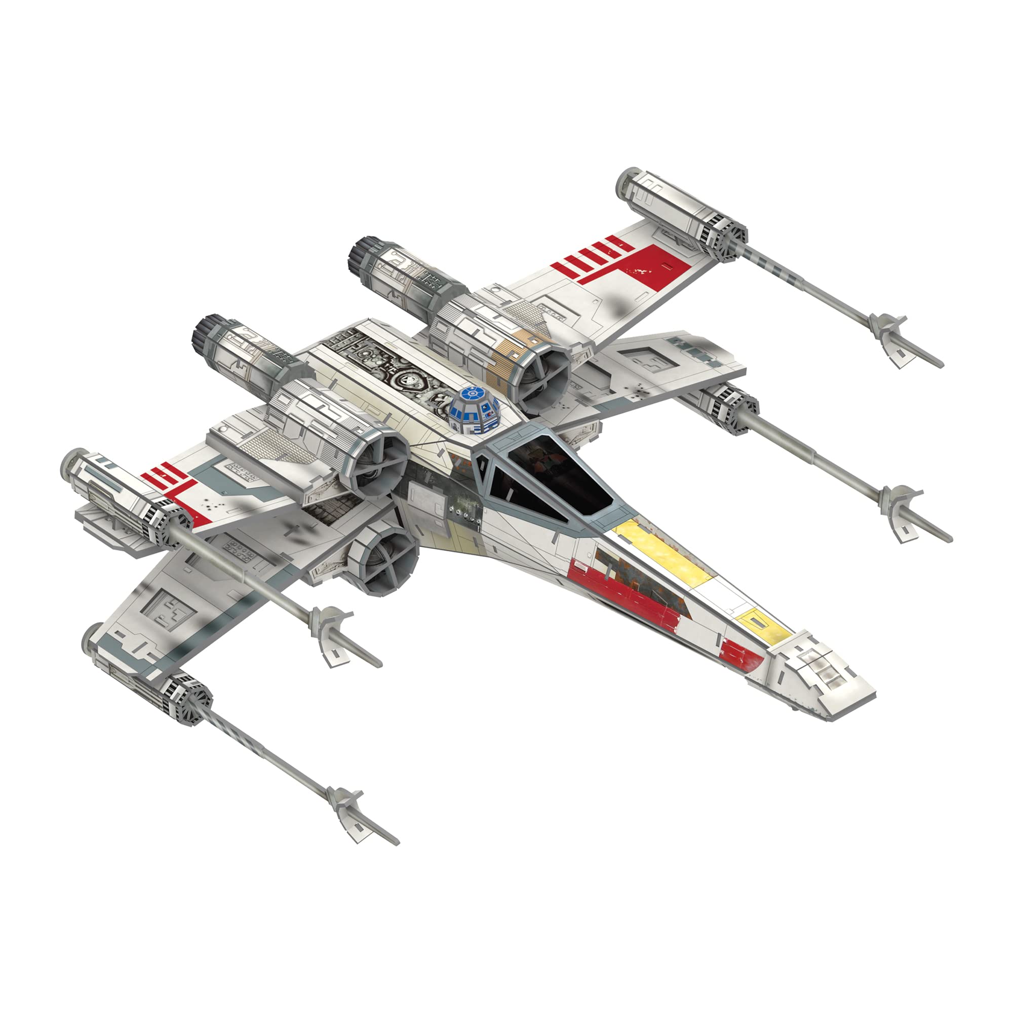 University Games Star Wars T-65 X-Wing Starfighter Model Kit, Grey,U08556