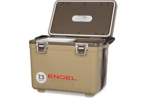 Engel UC7 7.5qt Leak-Proof, Air Tight, Drybox Cooler and Small Hard Shell Lunchbox for Men and Women