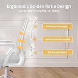 naspaluro Ergonomic Office Desk Chair with Height Adjust, Swivel Mesh view 5