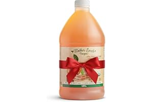 MOTHER EARTH VINEGAR Mother Earth, Organic Apple Cider Vinegar with The Mother, Half Gallon, Fresh Pressed Organic Apples, OACV, ACV, Raw, Unpasteurized, Unfiltered (1/64oz Bottle)
