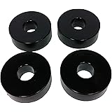 4-Pack Sorbothane Vibration Isolation Washers - 70 Duro, 0.5" ID X 1.5" OD X 0.5" Thick For Equipment Protection