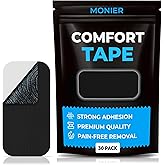 MONIER Comfort Tape (30 Pack) - Pain Free Removal, Hypoallergenic, Latex Free & Gentle On Skin - Packaging May Vary - Skin Fr