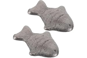 ULTECHNOVO Cast Iron Fish Cooking Tool Iron Supplement for Athletes Pregnant Women Boys and Girls Boost 2pcs Set