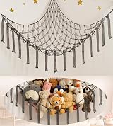 mirolam Teddy Hammock Toy Storage for Stuffed Animals Nursery Decor