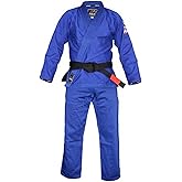 FUJI Lightweight Brazilian Style Jiu Jitsu Uniform, BJJ Uniform with Pearl Weave Fabric Jacket and Bungee Drawstrings