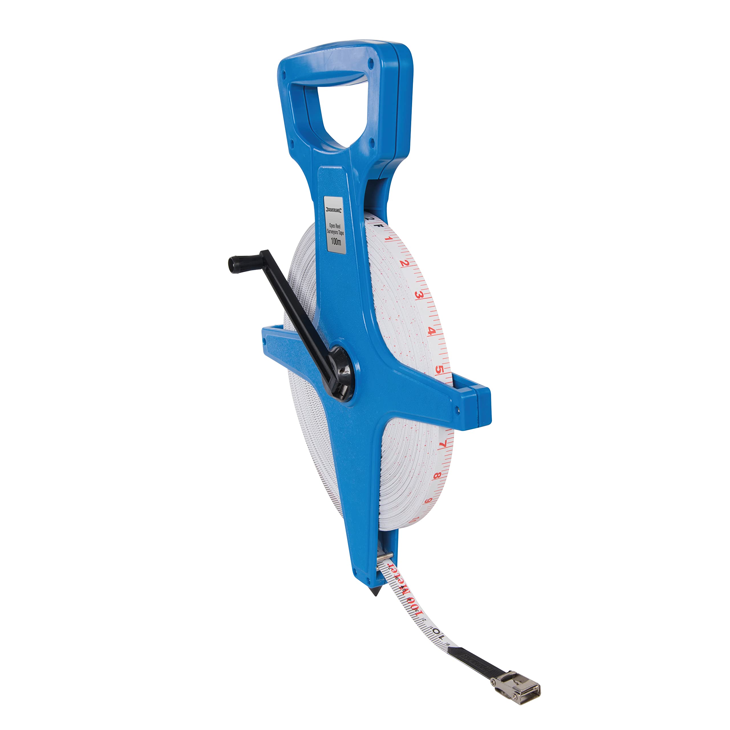 Silverline Open Reel Surveyors Tape 100m / 328ft x 13mm (MT47)
