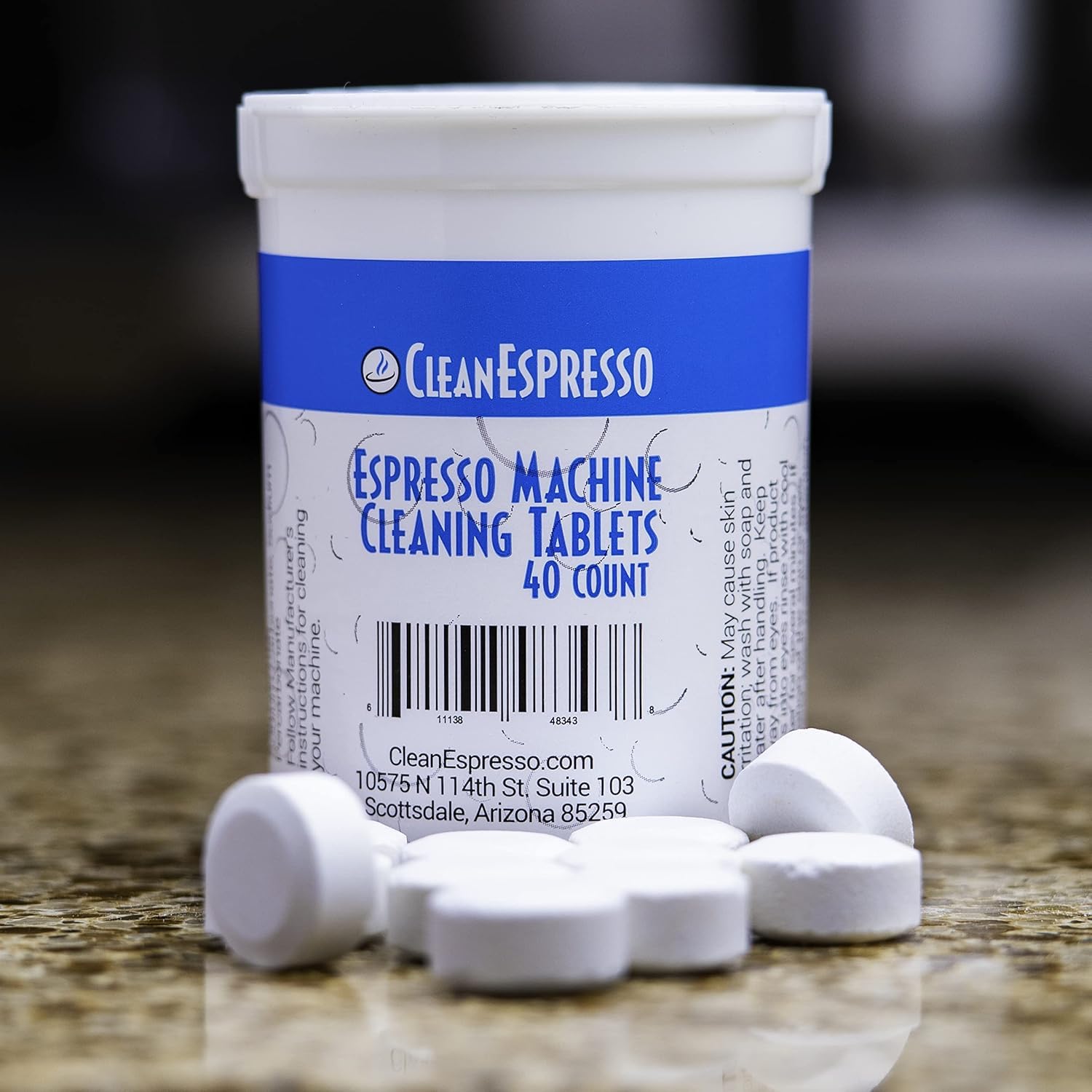 CleanEspresso - Designed For Breville Cleaning Kit - 40 Cleaning Tablets and 6 Water Filters for Breville Espresso Machines - 2g Espresso Machine Tablets