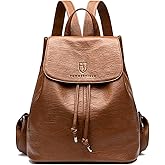 FemmeShield Women’s Vegan Leather Backpack Purse with Security-Focused Design – Lightweight, Practical Backpack with RFID Pocket and Hidden Magnetic Flap for Travel, Work & Everyday Use