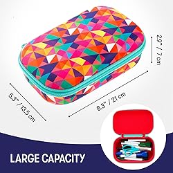 ZIPIT Colorful Pencil Box for Girls | Pencil Case