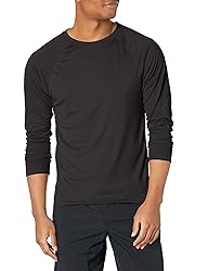Kanu Surf Men's Long-Sleeve Rashguard, Black, Large